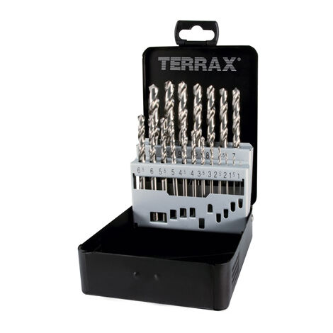 Coffret 19 forets HSS taillé meulé Ø1 à 10 mm