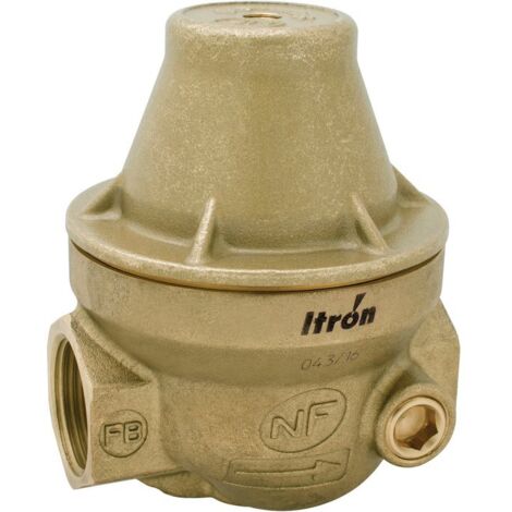 Itron – Réducteur de pression FF3/4' capot laiton – Débit 4000 L/h – Pression amont 25 bar – Norme ACS – Installation facile - ISO20FMG