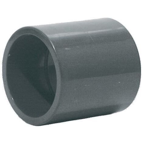 Raccord PVC pression femelle-femelle à coller Ø40 mm – Pression nominale 16 bar – Température de service 0 à 60°C – Certification ACS – Aliaxis