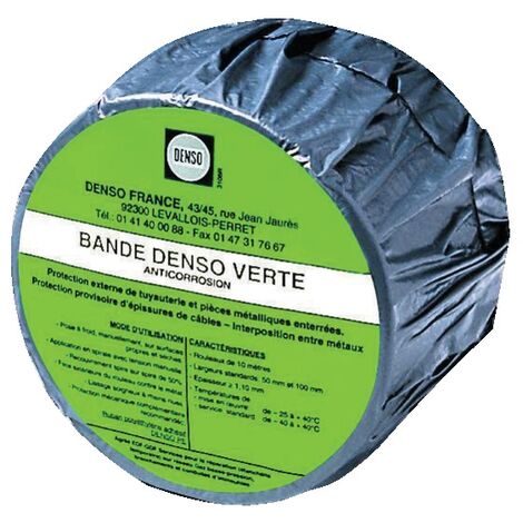Bande anti-corrosion 10ML – Largeur 50mm – Protection surfaces métalliques – Adhérence optimale pour extérieur et intérieur – Denso
