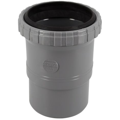 Nicoll – Manchon de dilatation PVC vertical Ø100 – Raccord fileté – Fixation rapide – Pour installations en milieu humide