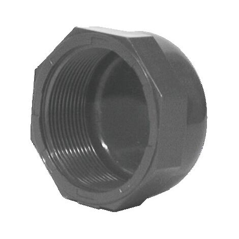 Bouchon PVC pression femelle à visser 33x42 mm – Raccord étanche pour plomberie – Installation rapide sur tuyaux PVC – 40 g – Aliaxis