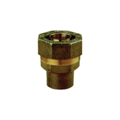 Raccord gaz naturel à souder sur cuivre 35/32-40