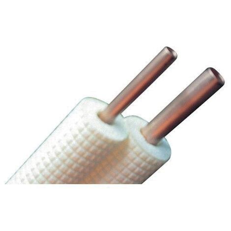 Tube cuivre frigorifique double PAR 10ML 1/4-3/8
