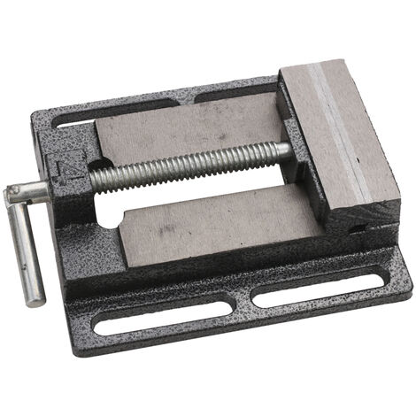 KS Tools - Etau à mors parallèles 100mm, ouverture 80mm pour perceuse colonne 500.8452/8453 - 500.8456