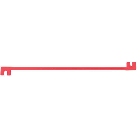 Kstools – Griffes de ferrailleur – Acier au carbone SK-5 – Longueur 375 mm – Finition époxy rouge – Pour tordre ronds à béton