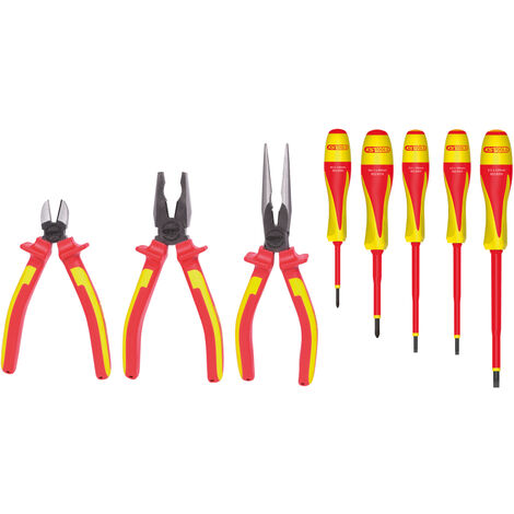 Pinces Antistatiques, Lot De 9 Pinces De Précision En Acier Inoxydable Avec Embouts En Plastique Pour Composants Electroniques Laboratoire 79424373