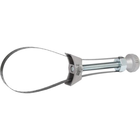 Kstools – Clé à filtre à huile sangle martelée 110-155 mm – Acier chrome-molybdène – Réglage continu pour serrage précis