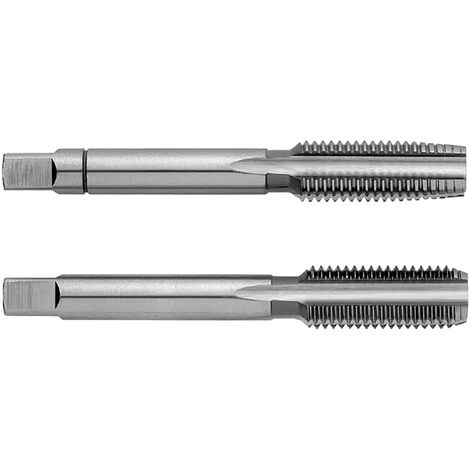 Kstools – Jeux de 2 tarauds à main pour filetage gaz G1/8' x 28 – Précision pour métal et plastique – Lot de 2 unités