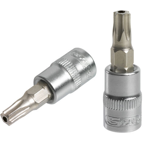 Douilles tournevis ULTIMATE® TORX® percé 1/4 T8