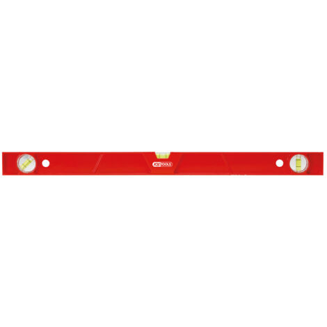 KS Tools - Niveau rectangulaire en aluminium 3 fioles, L.600 mm - 204.4610