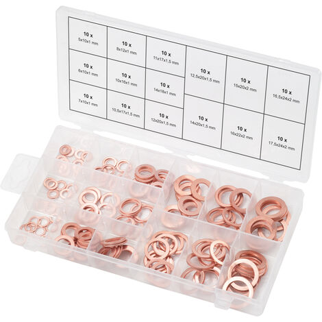 KS Tools - Assortiment de joints cuivre x150 - 970.0040