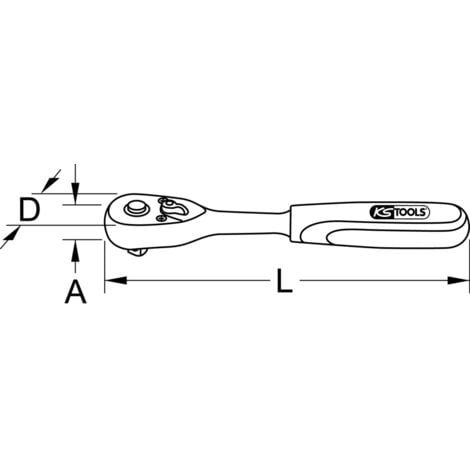 Cliquet réversible 1/4 ' 72 dents - HANGER - 251091