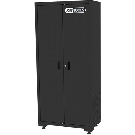 KS Tools - Armoire double perforée à 4 étagères, L. 903 x P. 518 x H. 1950 mm - 810.8058