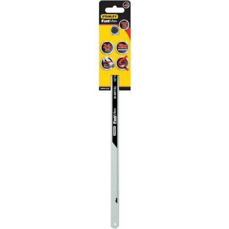 STANLEY Lot de 2 lames pour scie à métaux coupe fine STANLEY Fmht0-20195