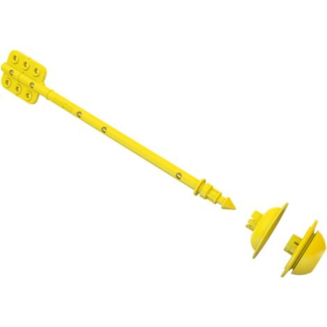 Isover – Lot de 50 suspentes Intégra2 240mm pour laine de verre 200-240mm – Corps composite armé – Étanchéité à l'air optimale