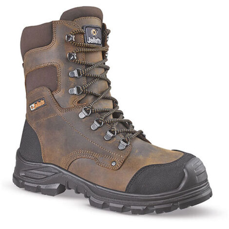 Jallatte – Bottes de sécurité JALSEQUOIA S3 CI SRC – Tige cuir pleine fleur hydrofuge – Semelle PU double densité – Pointure 44 (1/6)