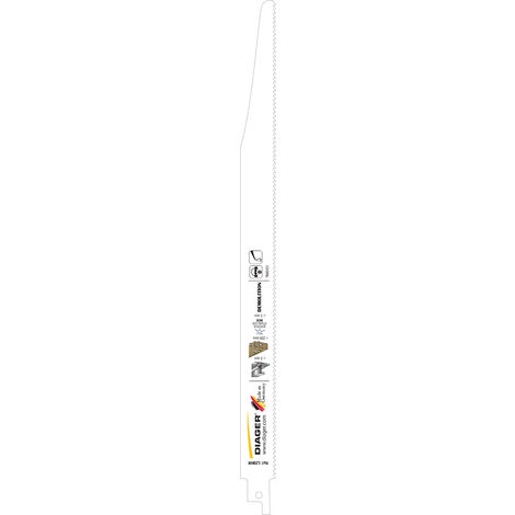 Pack de 5 lames scie sabre spéciale démolition - L206M (1/3)