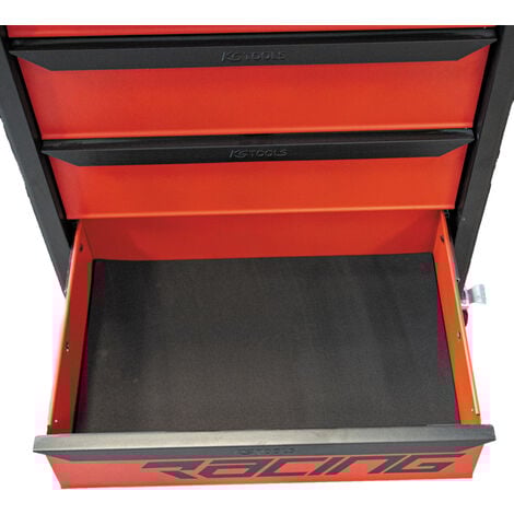 KS Tools - Lot de 7 mousses fines pour tiroirs de servantes RACING, OnebyOne et ULTIMATE - 711.1000