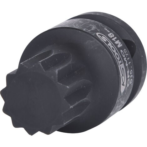 Douille à chocs courte 1/2 XZN®, M18 - L. 43 mm