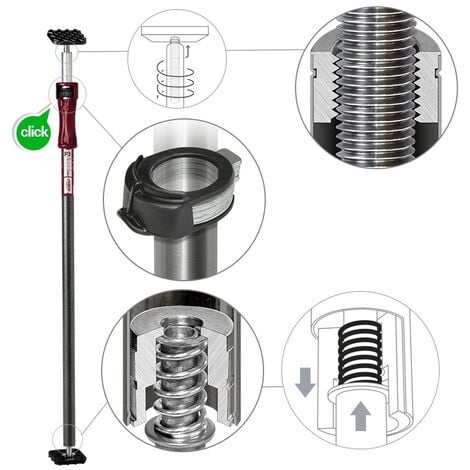 Etai extensible de 160 à 290 cm - capacité 50 kg LEMAN