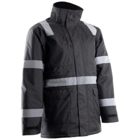 Parka de travail imperméable SECURITE - Noir M - 44/46 (1/4)