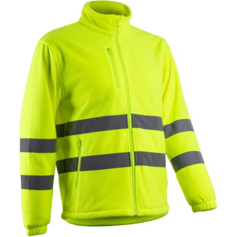 Coverguard – Veste polaire haute visibilité – Taille L – 100% polyester 280 g/m² – Bandes réfléchissantes – Confort thermique et liberté de mouvement (1/9)