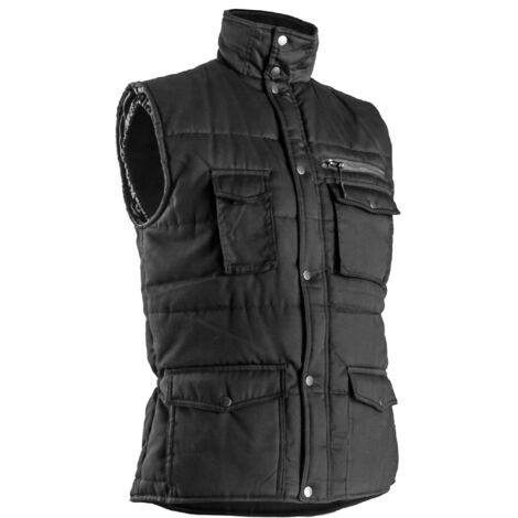 Gilet chaud de travail matelassé sans manche POLENA Noir L - 48/50 (1/4)