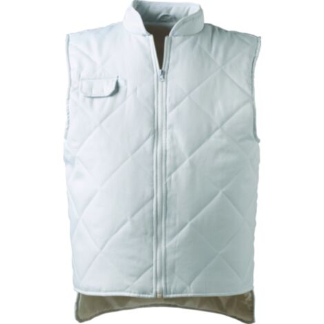 Gilet matelassé de travail sans manche ALBATROS - Blanc L - 48/50 (1/2)