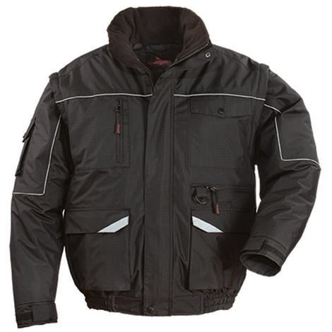 Blouson chaud de travail professionnel RIPSTOP 2 en 1 - Noir 2XL - 54/56