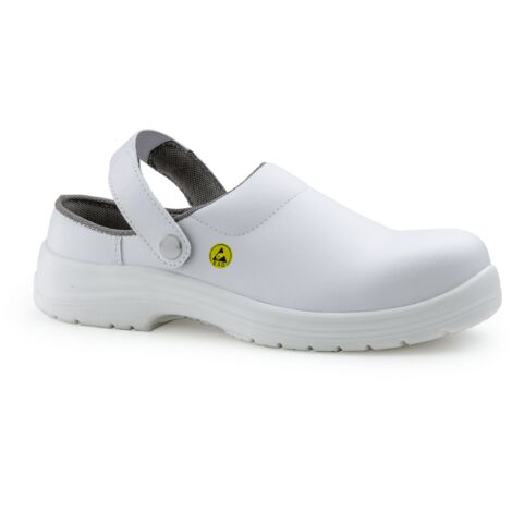 Chaussures de travail agroalimentaire OKENITE CLOG ESD SB - Blanc 38 (1/4)