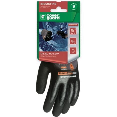 Pack de 5 taille xl Dekton ultra grip nitrile enduit protection travail gants 