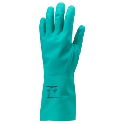 Lot de 10 paires de gants Nitrile 5500 vert PREM'S - ép 0 - 38 mm Taille 7 (1/3)