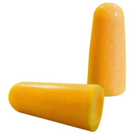 Boîte de 200 paires de Bouchons antibruit PU orange SNR - 36dB (1/4)