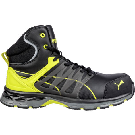 Chaussures de sécurité hautes Velocity 2.0 YELLOW MID S3 ESD HRO SRC -  noir/jaune 47 (1/5)