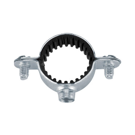 Collier simple Isophonique acier zingué - Pas 7x150 Ø26 - Boite de 50