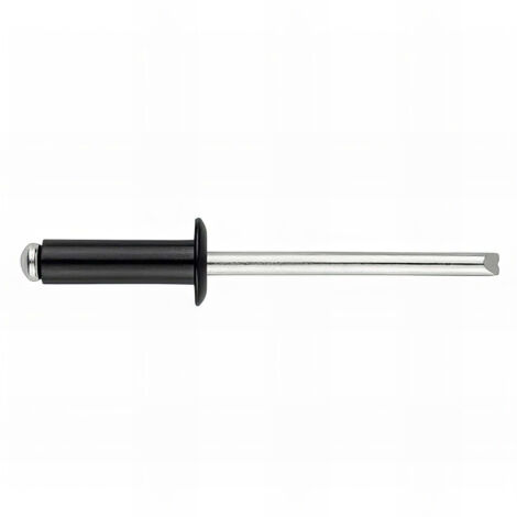 Rivets Tête bombée laquée noir - Aluminium 3,2 x 8 9005 - Boite de 500