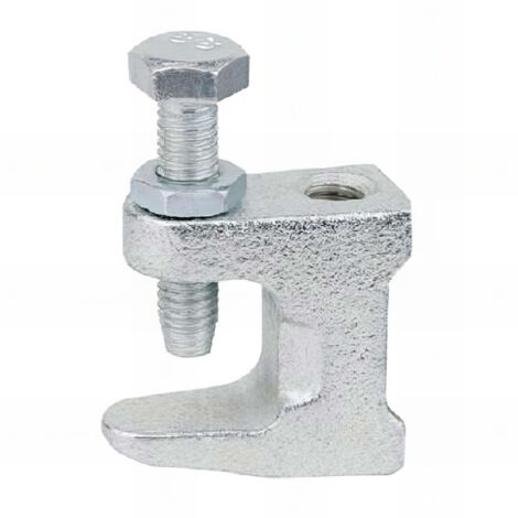 Index – Boîte de 50 pinces de fixation rapide zinguées M6 – Pour poutres IPN – Fixation rapide en béton et faux plafonds (1/4)