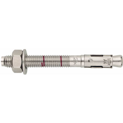 100 goujons d'ancrage ATE Option 7 M8 x 90 mm (D. 8 mm) Inox A4 - MIA408090 - Index (1/2)