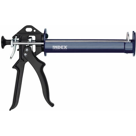 Index – Pistolet extrudeur manuel pour cartouches coaxiales 410 ml – Usage professionnel – Fixations chimiques – MOPISTO