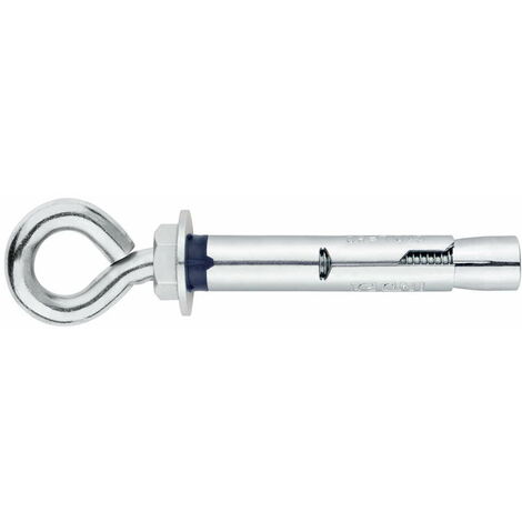 Cheville anti-rotation pour charges moyennes - Piton - Zingué M8 x 60 Ø11 - Boite de 100 (1/2)
