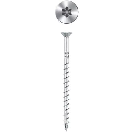 [TEX-ZT] Vis à bois à haut rendement - Zinguée - Empreinte Torx 3,5 x 35 - Boite de 1000