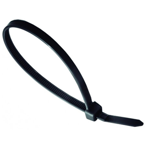 Sachet de 100 colliers de serrage nylon 7,6x540mm index noir