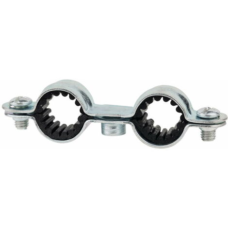 Boite de 50 - Collier double isophonique M7 - Zinguée 22-24 mm