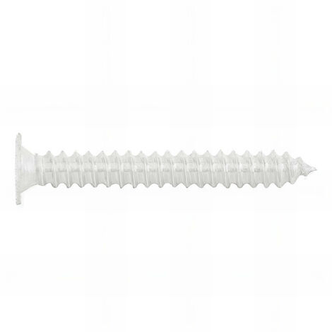 Index – Lot de 500 vis à tôle PH2 tête extraplate 4,2 x 32 mm zingué blanc – Pour tôle et PVC – Fixation étagères et enseignes - TCPB4232