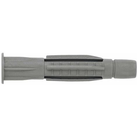 Cheville polypropylène universelle avec collerete - type noeud 6 x 35 Ø6 - Boite de 150