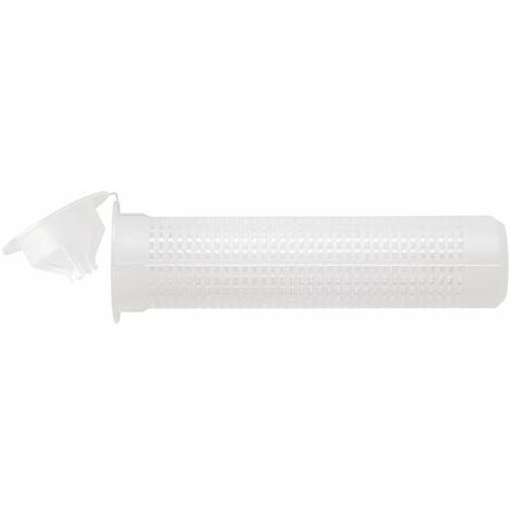 Index – Tamis plastique pour scellement chimique – Nylon 15 x 130 mm – Boîte de 12 unités – Pour résines et adhésifs en construction