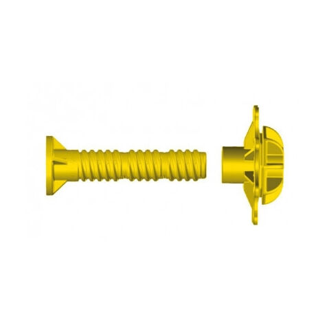 Isover – Suspentes Intégra 2 fermette pour isolation combles charpente industrielle – Composite réglable 30 à 80 mm – Kit complet avec vis et embout