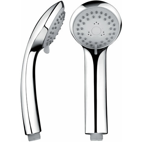 Douchette Eco trois jets, diamètre 90 mm anticalcaire (1/2)