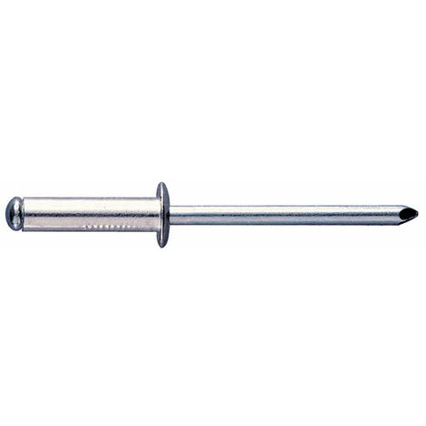 Rivets Tête bombée - Aluminium 4 x 12 - Boite de 500